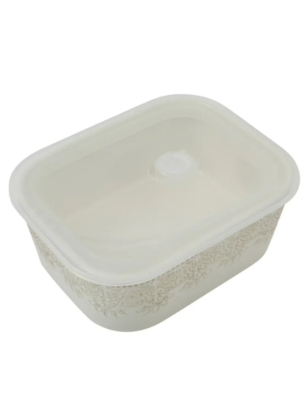 The Pioneer Woman Off-White Lids 6-Piece Vintage Lace Stoneware Baking Dish Set